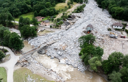 Nell'estate del 2024, una tempesta ha lasciato molte distruzioni in intere regioni della Svizzera