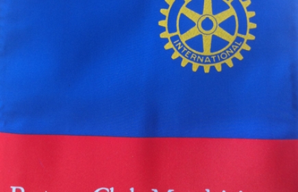 il gagliardetto del Rotary club Mendrisiotto